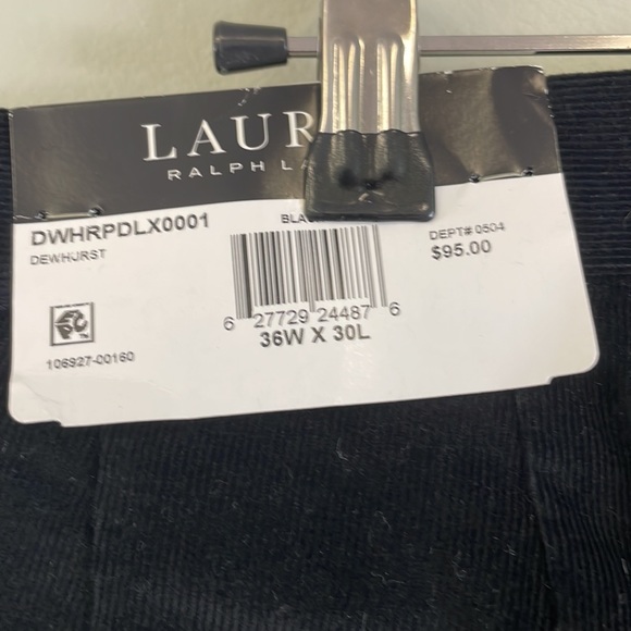 Lauren Ralph Lauren Mens Dewhurst Corduroy Stretch Straight Leg Pants - Picture 9 of 10